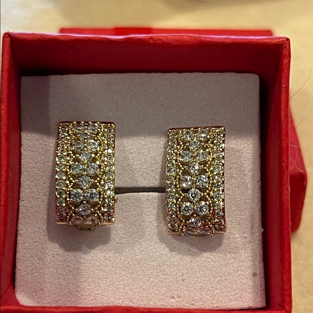 Elegant Gold and Silver Women's Earrings
(#10) - Picture 4 of 4